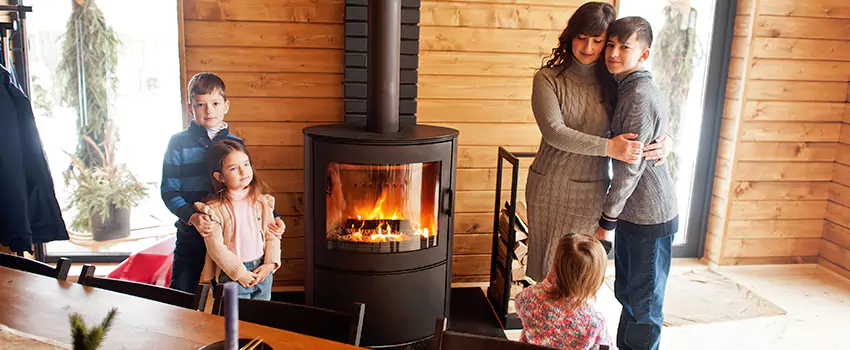 Morso Cast Iron Fireplace Insert Installation in Alvin, Texas