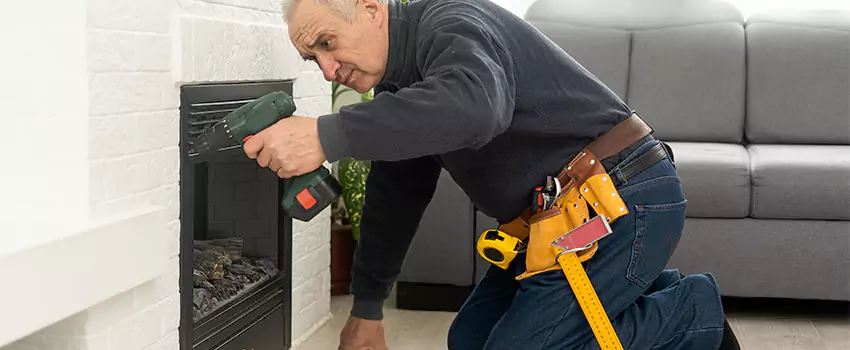 New Indoor Fireplace Installation in Alvin, Texas