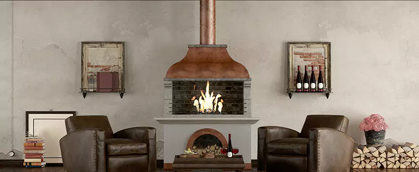 Thelin Hearth Products Providence Pellet Insert Fireplace Installation in Alvin, TX
