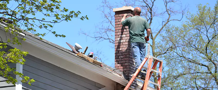 Vinyl and PVC Chimney Flashing Installation in Alvin, TX