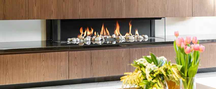 Double-height Fireplace Design Refurbishment in Alvin, Texas